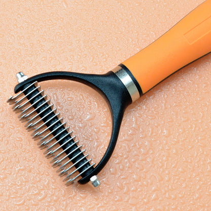 🐾 49% OFF NOW! 🧹 Double-Sided Self-Cleaning Pet Grooming Brush – Removes Loose Fur, Massages Skin & Reduces Shedding for Dogs & Cats 🐶