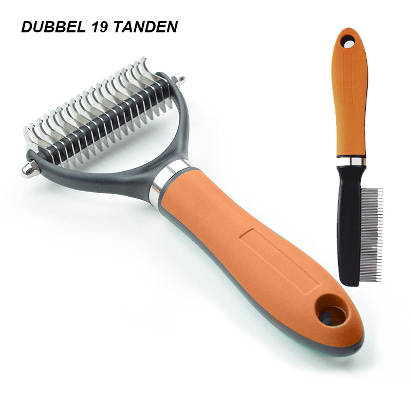 🐾 49% OFF NOW! 🧹 Double-Sided Self-Cleaning Pet Grooming Brush – Removes Loose Fur, Massages Skin & Reduces Shedding for Dogs & Cats 🐶