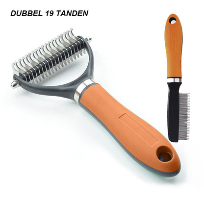 🐾 49% OFF NOW! 🧹 Double-Sided Self-Cleaning Pet Grooming Brush – Removes Loose Fur, Massages Skin & Reduces Shedding for Dogs & Cats 🐶