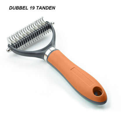 🐾 49% OFF NOW! 🧹 Double-Sided Self-Cleaning Pet Grooming Brush – Removes Loose Fur, Massages Skin & Reduces Shedding for Dogs & Cats 🐶
