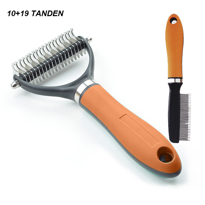 🐾 49% OFF NOW! 🧹 Double-Sided Self-Cleaning Pet Grooming Brush – Removes Loose Fur, Massages Skin & Reduces Shedding for Dogs & Cats 🐶