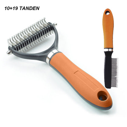 🐾 49% OFF NOW! 🧹 Double-Sided Self-Cleaning Pet Grooming Brush – Removes Loose Fur, Massages Skin & Reduces Shedding for Dogs & Cats 🐶