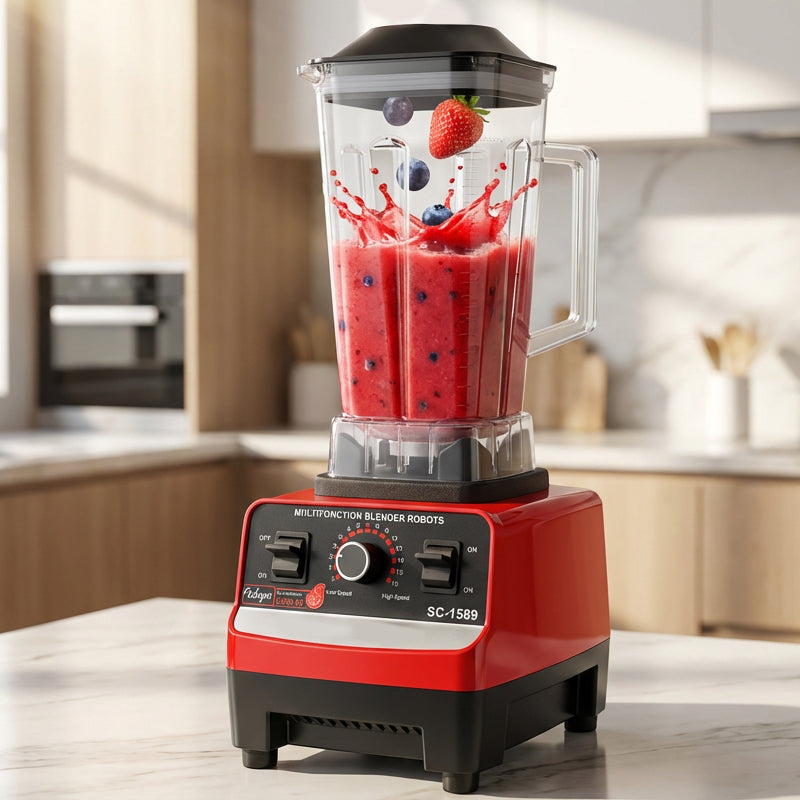 🥤 49% OFF NOW! ⚡ High-Speed Professional Countertop Blender – 4500W Motor, 15 Speeds & 6 Stainless Steel Blades 🍓