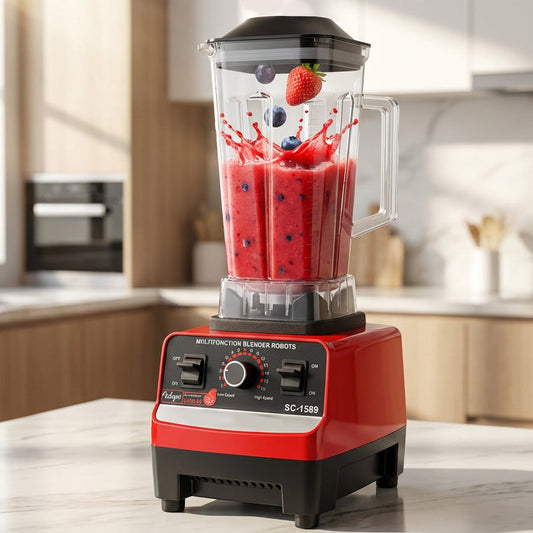 🥤 49% OFF NOW! ⚡ High-Speed Professional Countertop Blender – 4500W Motor, 15 Speeds & 6 Stainless Steel Blades 🍓