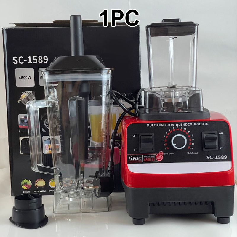 🥤 49% OFF NOW! ⚡ High-Speed Professional Countertop Blender – 4500W Motor, 15 Speeds & 6 Stainless Steel Blades 🍓
