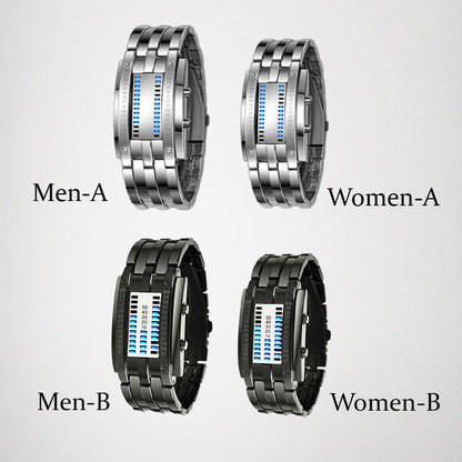 "Only Geeks Get It" 🤓 | Cyberpunk Binary LED Watch