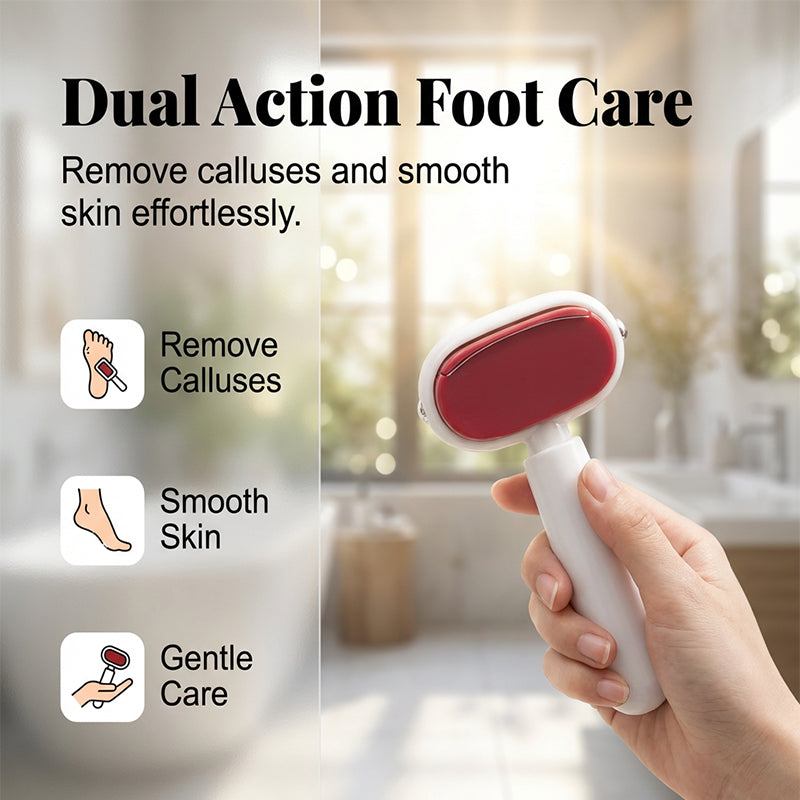 ✨📢LAST DAY SALE: Only ￡9.99!!!🔥Double-Sided Foot Scraper for Callus Removal