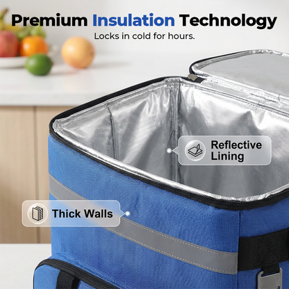 ❄️Summer Special🧊🧳Outdoor Rolling Cooler Bag with Wheels