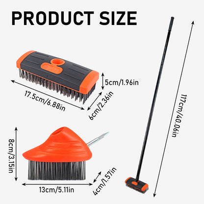 🔥 Hot sale 49% OFF🔥3 in 1 Weeding Wire Brush Tools Set