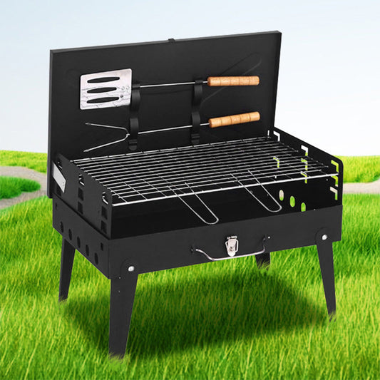⏰Limited-time offer🔥🍖Portable Folding Charcoal Grill for Outdoor Cooking