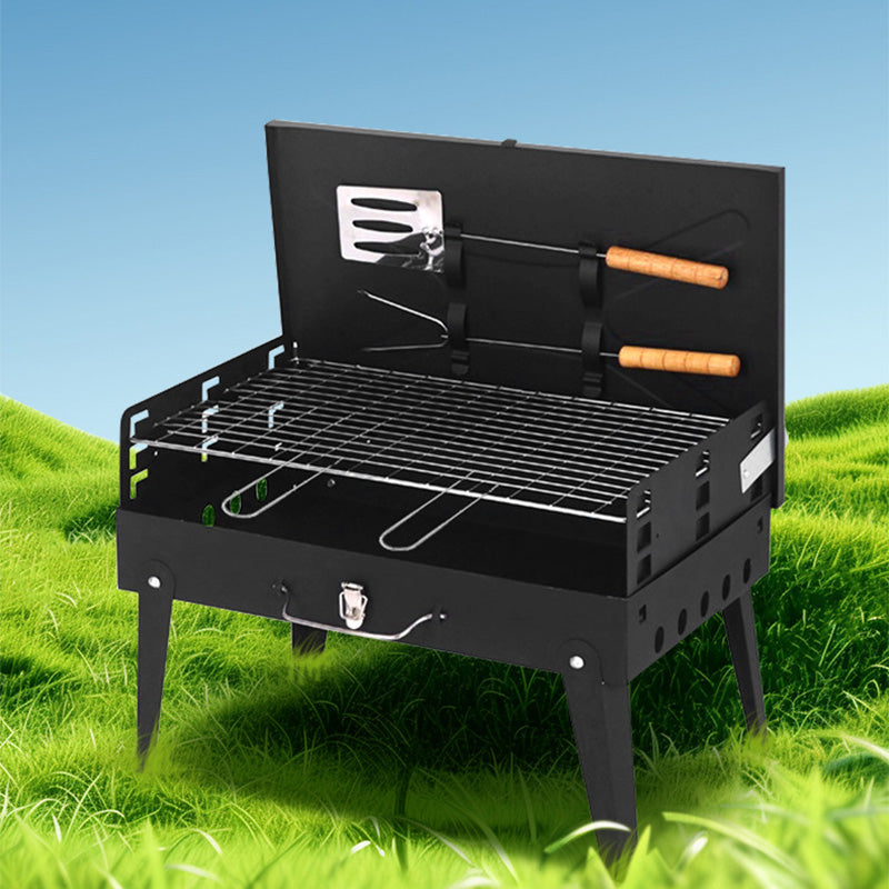 ⏰Limited-time offer🔥🍖Portable Folding Charcoal Grill for Outdoor Cooking