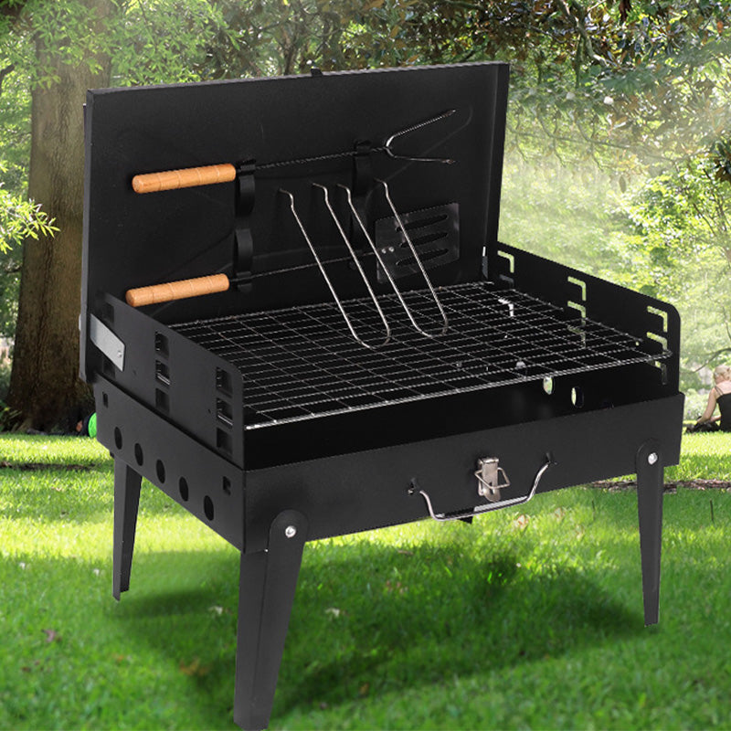 ⏰Limited-time offer🔥🍖Portable Folding Charcoal Grill for Outdoor Cooking