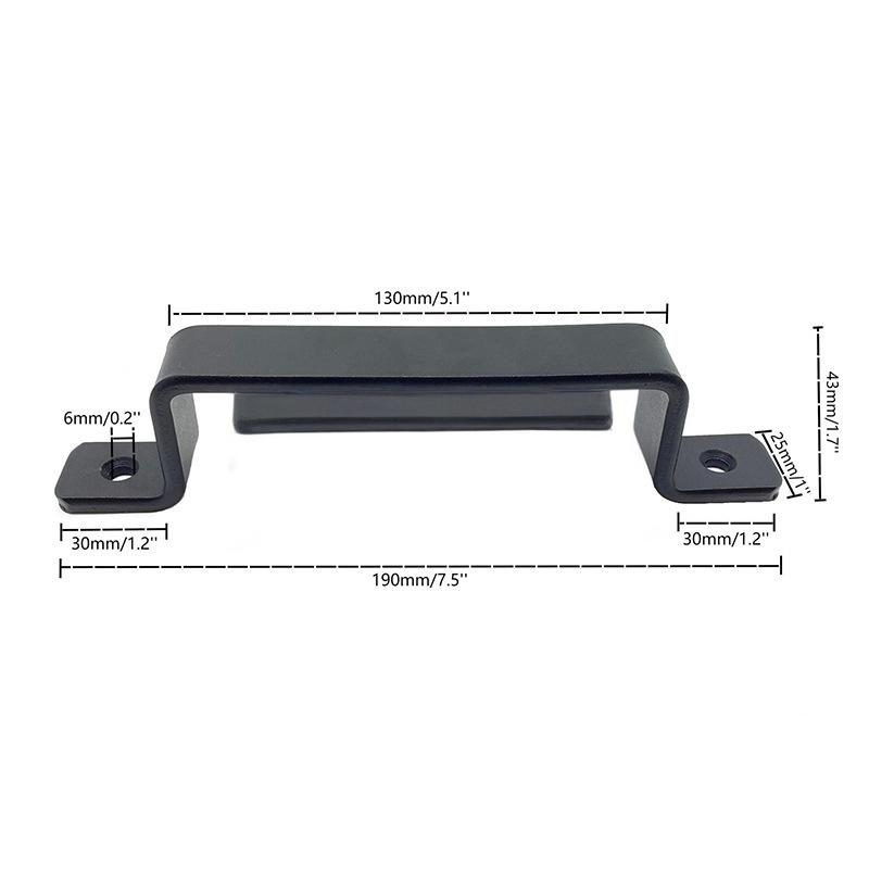 🔥Limited-time offer🏡Two-in-one, rock-solid – cast iron door handles & railing reinforcement clamps!✨