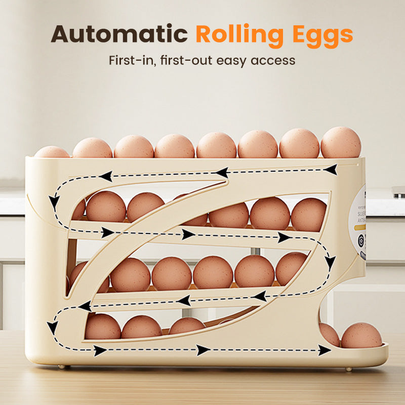 🔥49% OFF🥚✨Space-Saving Fridge Egg Storage Organizer