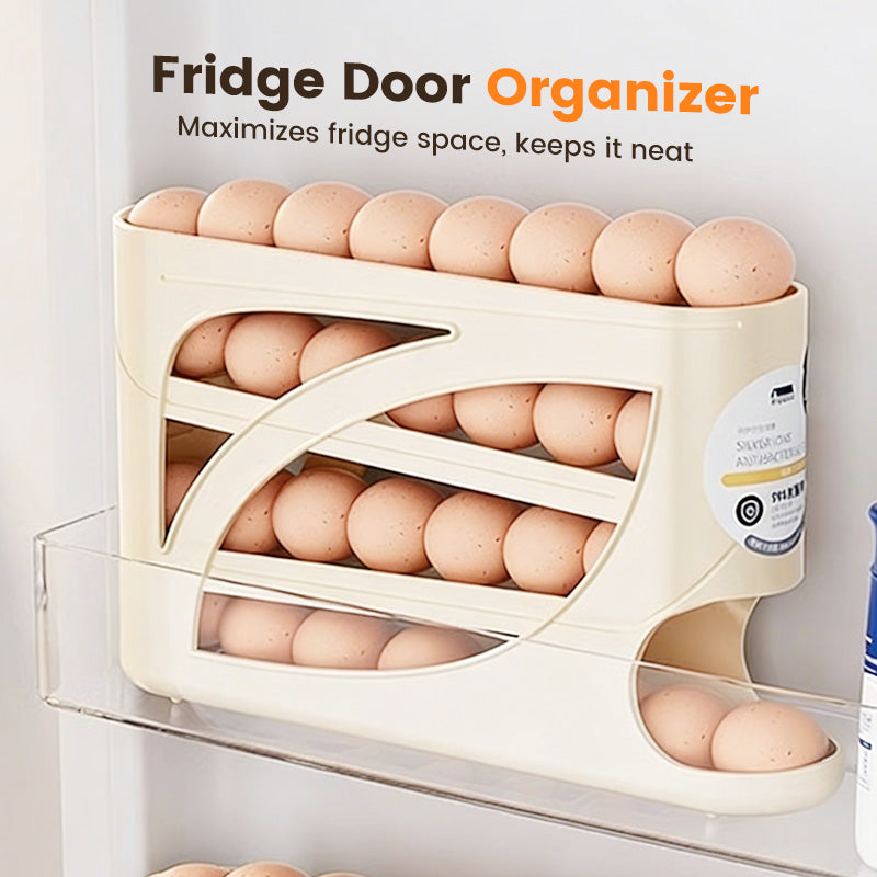 🔥49% OFF🥚✨Space-Saving Fridge Egg Storage Organizer