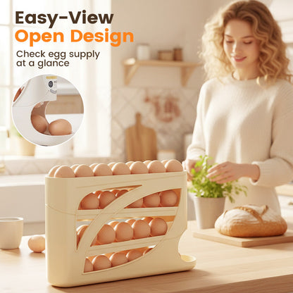 🔥49% OFF🥚✨Space-Saving Fridge Egg Storage Organizer