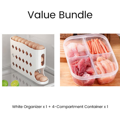 🔥49% OFF🥚✨Space-Saving Fridge Egg Storage Organizer