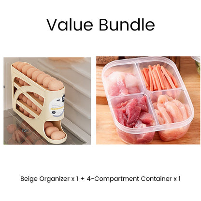 🔥49% OFF🥚✨Space-Saving Fridge Egg Storage Organizer