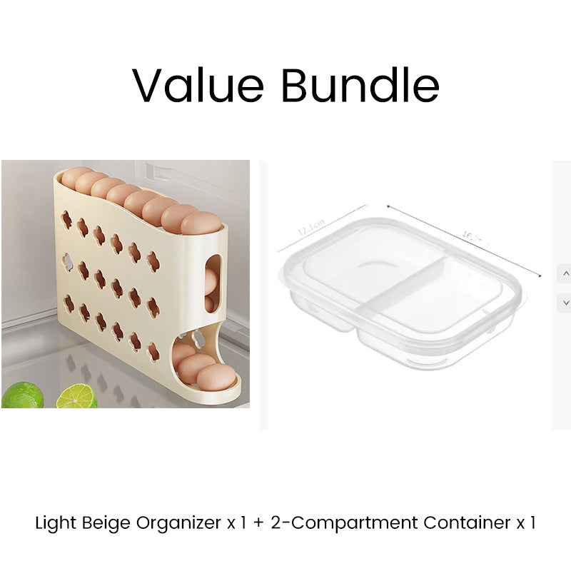 🔥49% OFF🥚✨Space-Saving Fridge Egg Storage Organizer