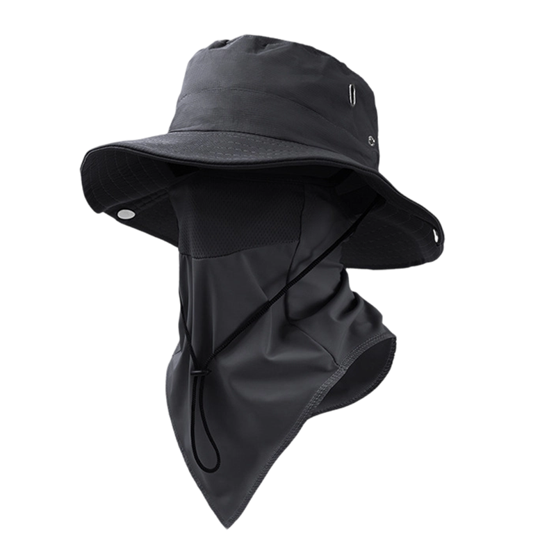 🧢 49% OFF NOW! ☀️ Ventilated Fisherman Hat with Removable Face Shield – 2-in-1 Design, Cooling Ice Silk & Adjustable Fit – 360° Sun Protection 🎣
