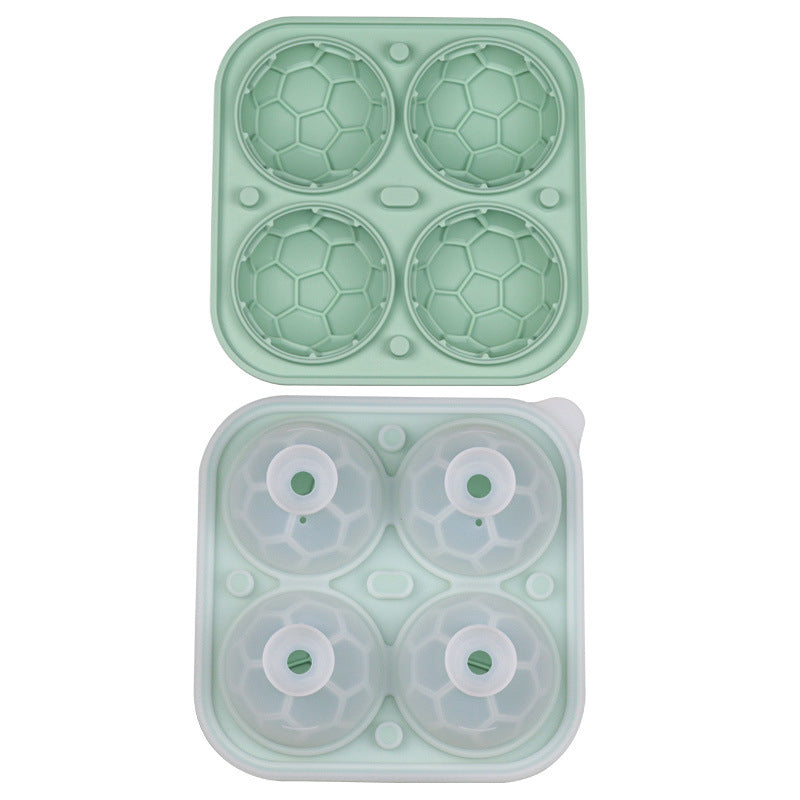 📢📢49% OFF!! ⏰ Silicone Soccer Ball Ice Cube Tray – 5.5 cm Cubes, Slow-Melting, Leak-Proof Design, 4 Colors, Perfect for Game Nights & Cocktails 🥂