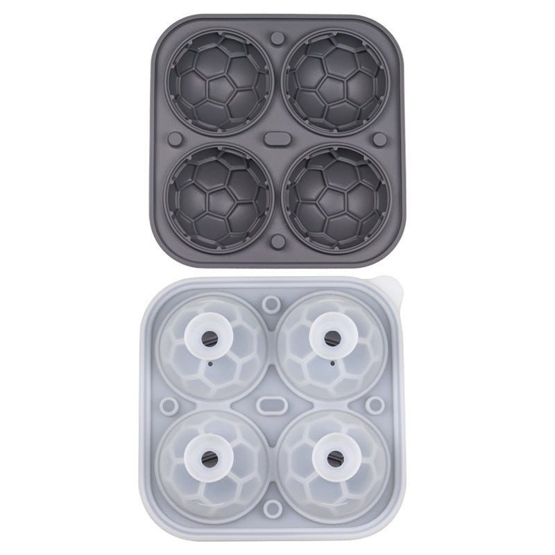📢📢49% OFF!! ⏰ Silicone Soccer Ball Ice Cube Tray – 5.5 cm Cubes, Slow-Melting, Leak-Proof Design, 4 Colors, Perfect for Game Nights & Cocktails 🥂