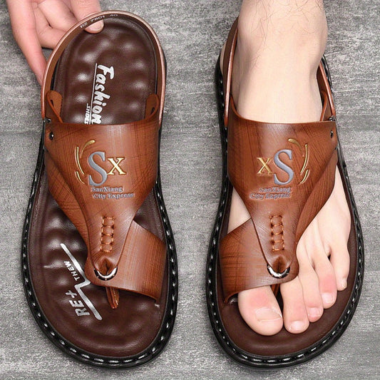 🥳SUMMER HOT SALE🥳💞50K+ SOLD!💥49% OFF! 🔥Breathable Soft Leather Outdoor Sandals for Men in Plus Sizes