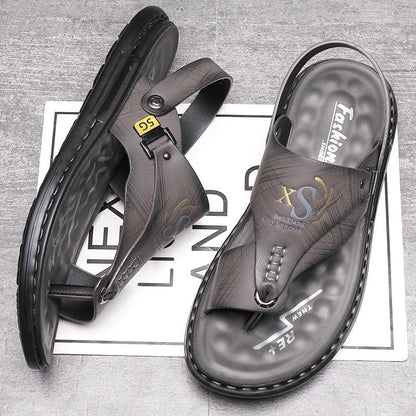 🥳SUMMER HOT SALE🥳💞50K+ SOLD!💥49% OFF! 🔥Breathable Soft Leather Outdoor Sandals for Men in Plus Sizes