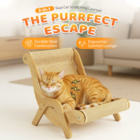 🔥 Hot sale 49% OFF🔥2-in-1 Sisal Cat Scratching Lounger