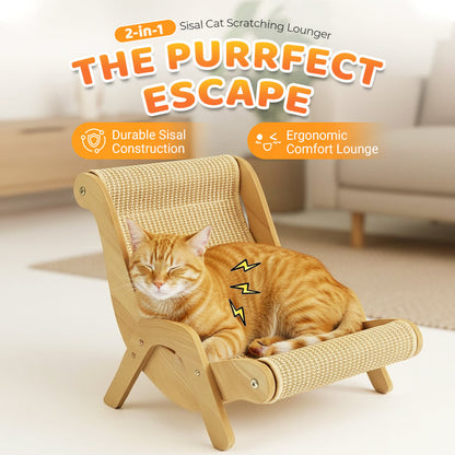 🔥 Hot sale 49% OFF🔥2-in-1 Sisal Cat Scratching Lounger