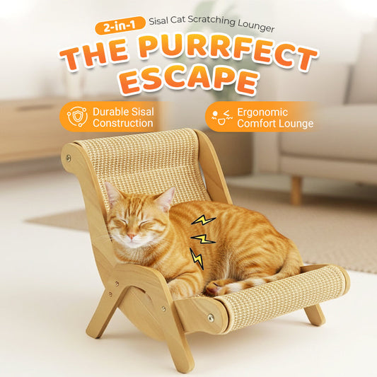 🔥 Hot sale 49% OFF🔥2-in-1 Sisal Cat Scratching Lounger