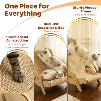 🔥 Hot sale 49% OFF🔥2-in-1 Sisal Cat Scratching Lounger