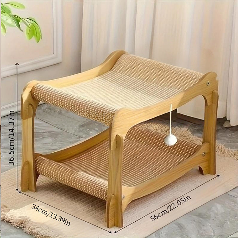 🔥 Hot sale 49% OFF🔥2-in-1 Sisal Cat Scratching Lounger