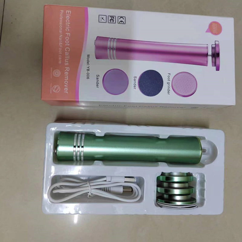 ⏰Limited-time offer🦶Wireless Stainless Steel Foot File – Effortlessly Removes Calluses & Dead Skin, Rechargeable & Travel-Friendly✨