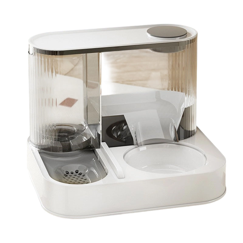 ⏰49% OFF🐱🐶2-in-1 Pet Feeder with Auto Water Dispenser – Food & Fresh Water in One, Non-Slip & Easy to Clean🐾🏠