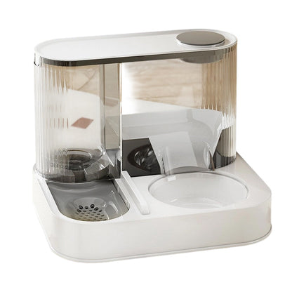 ⏰49% OFF🐱🐶2-in-1 Pet Feeder with Auto Water Dispenser – Food & Fresh Water in One, Non-Slip & Easy to Clean🐾🏠