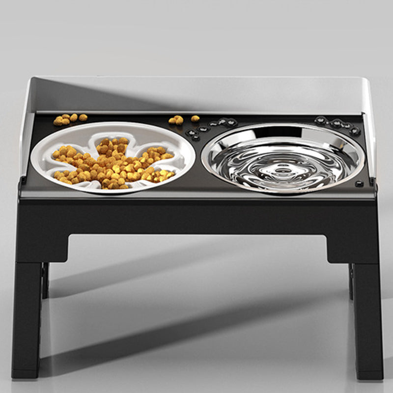 ⏰49% OFF NOW🐾Adjustable Elevated Dog Feeder – 5-Height Settings, Anti-Slip & Splash-Proof (Includes Stainless Steel Bowls)✨