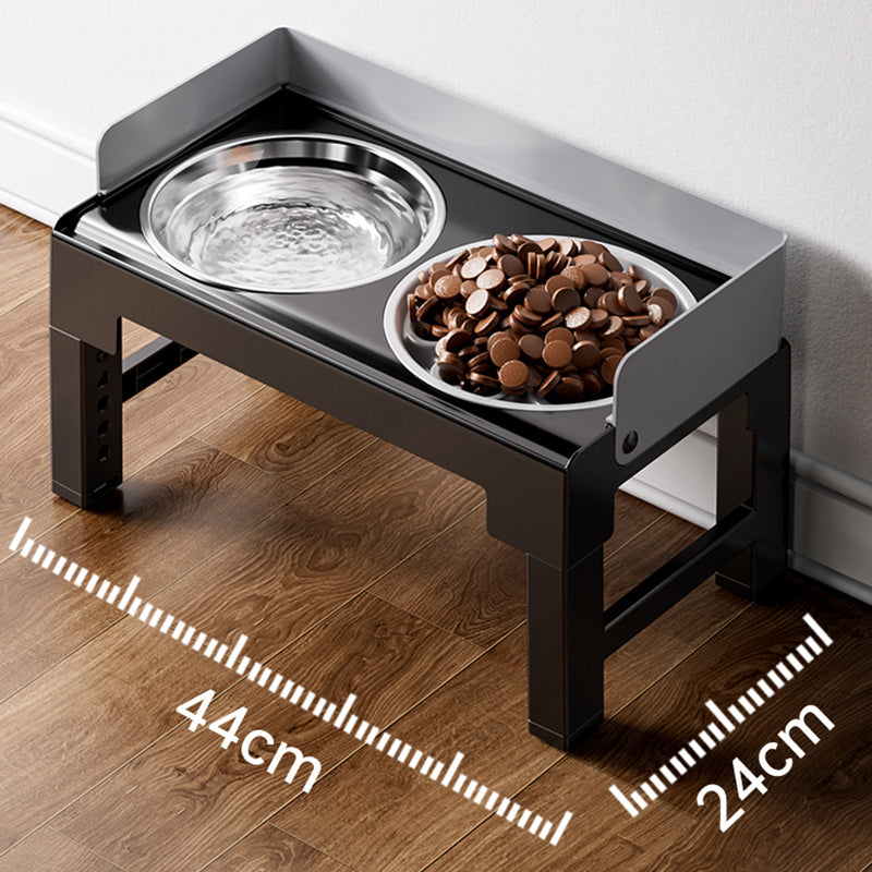 ⏰49% OFF NOW🐾Adjustable Elevated Dog Feeder – 5-Height Settings, Anti-Slip & Splash-Proof (Includes Stainless Steel Bowls)✨