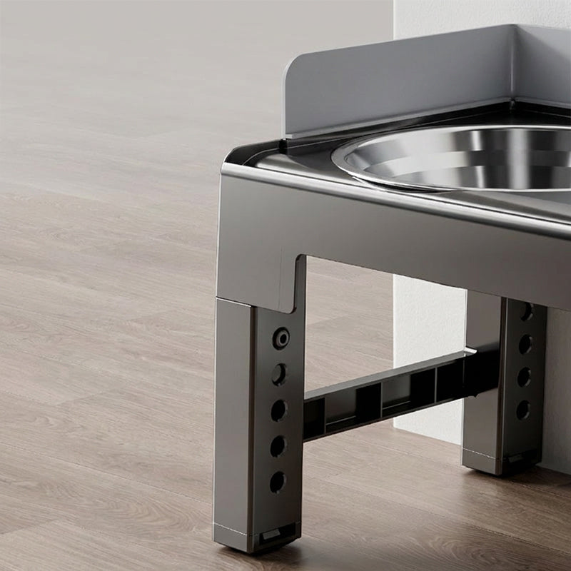 ⏰49% OFF NOW🐾Adjustable Elevated Dog Feeder – 5-Height Settings, Anti-Slip & Splash-Proof (Includes Stainless Steel Bowls)✨