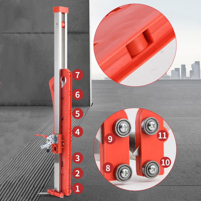 🥳2026 HOT SALE🥳💞50K+ SOLD!🧱Foldable Multi-Material Cutter｜Auto Clamp Drywall KT Board Cutting Tool ✨