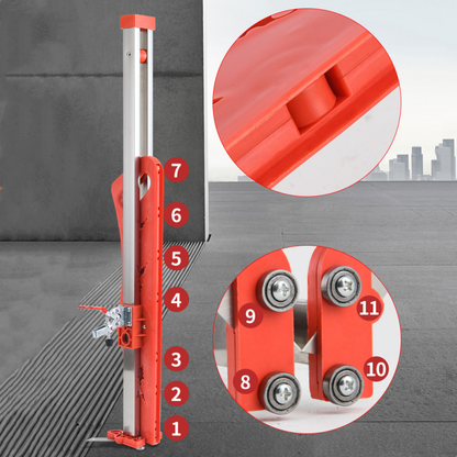 🥳2026 HOT SALE🥳💞50K+ SOLD!🧱Foldable Multi-Material Cutter｜Auto Clamp Drywall KT Board Cutting Tool ✨