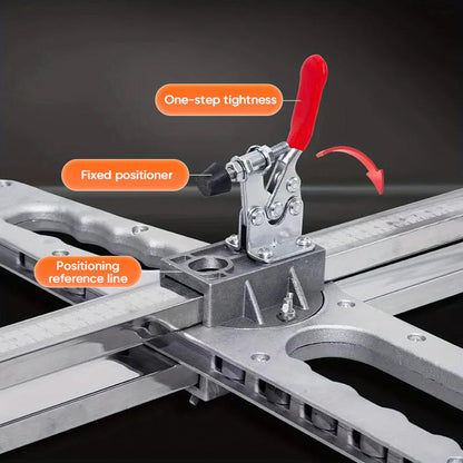 🥳2026 HOT SALE🥳💞50K+ SOLD!🧱Foldable Multi-Material Cutter｜Auto Clamp Drywall KT Board Cutting Tool ✨