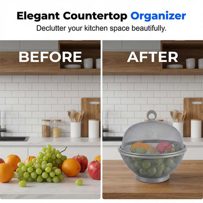 🔥49% OFF🍇Breathable fruit basket with lid – keeps insects out and food fresh · Rinses clean in a flash · A must-have for outdoor picnics✨