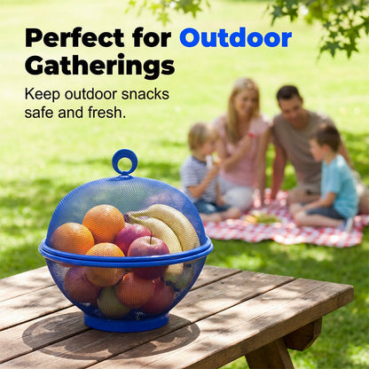🔥49% OFF🍇Breathable fruit basket with lid – keeps insects out and food fresh · Rinses clean in a flash · A must-have for outdoor picnics✨