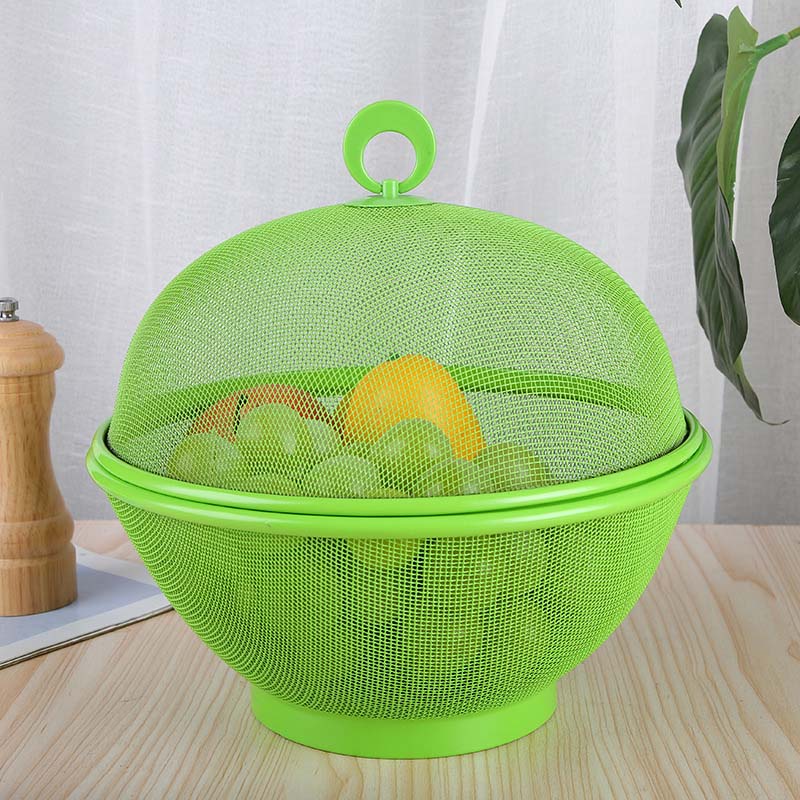 🔥49% OFF🍇Breathable fruit basket with lid – keeps insects out and food fresh · Rinses clean in a flash · A must-have for outdoor picnics✨