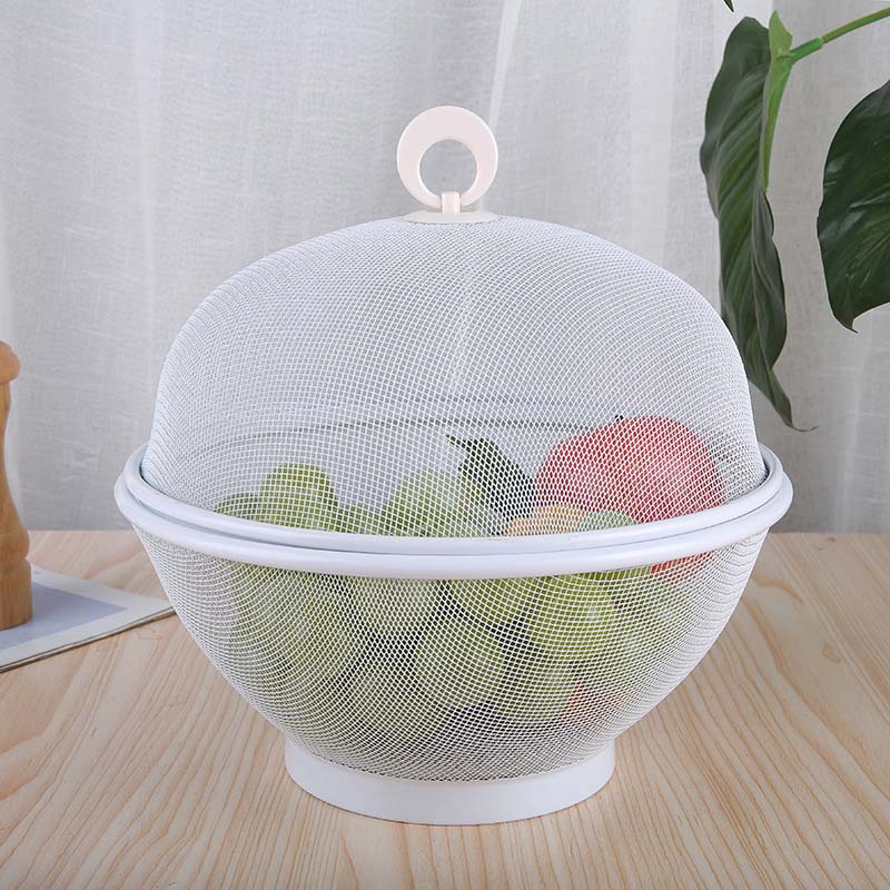 🔥49% OFF🍇Breathable fruit basket with lid – keeps insects out and food fresh · Rinses clean in a flash · A must-have for outdoor picnics✨