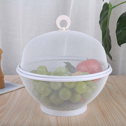 🔥49% OFF🍇Breathable fruit basket with lid – keeps insects out and food fresh · Rinses clean in a flash · A must-have for outdoor picnics✨