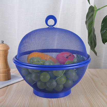 🔥49% OFF🍇Breathable fruit basket with lid – keeps insects out and food fresh · Rinses clean in a flash · A must-have for outdoor picnics✨