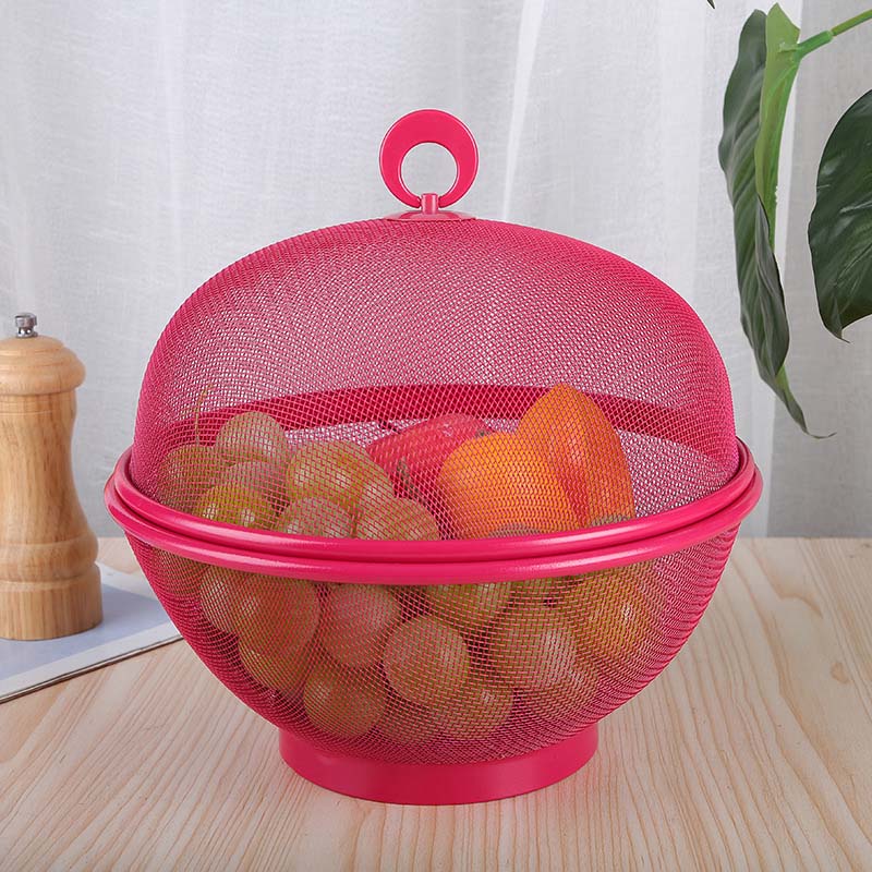 🔥49% OFF🍇Breathable fruit basket with lid – keeps insects out and food fresh · Rinses clean in a flash · A must-have for outdoor picnics✨