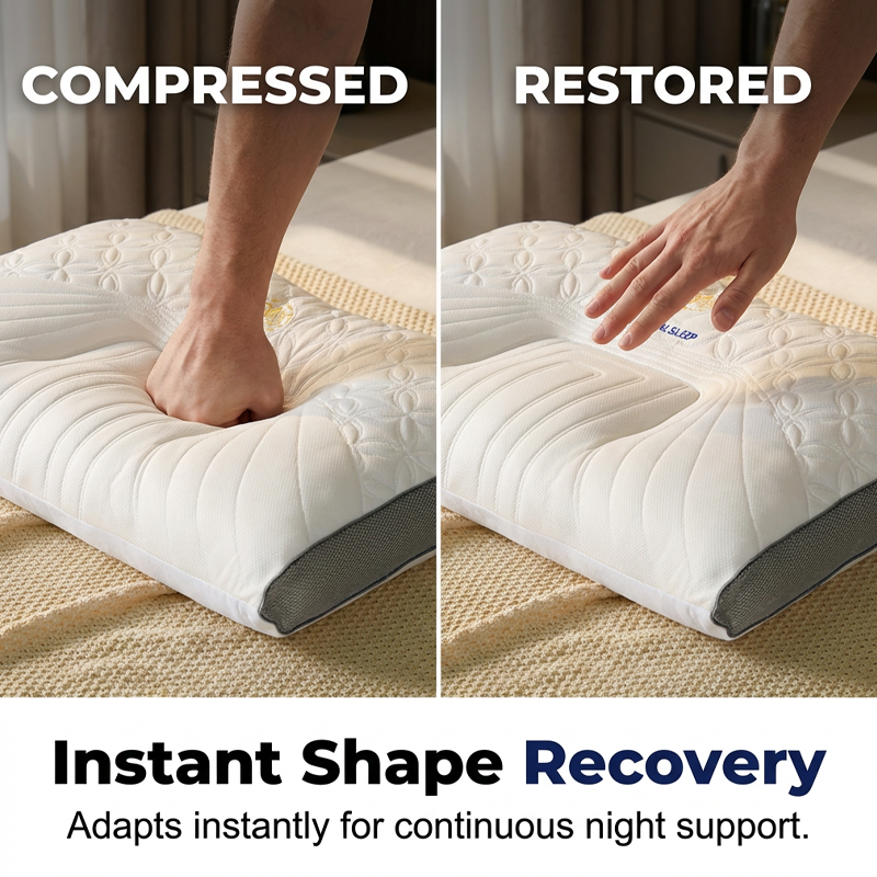📢📢49% OFF !!! ⏰Ergonomic Latex Pillow for Neck Support